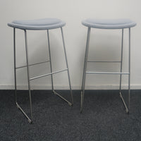 Cappellini Hi Pad Stool | Barkruk | Lichtgrijs | ZH 79 cm