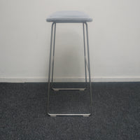 Cappellini Hi Pad Stool | Barkruk | Lichtgrijs | ZH 79 cm