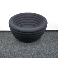 HAY Blow Design Fauteuil | Zwart