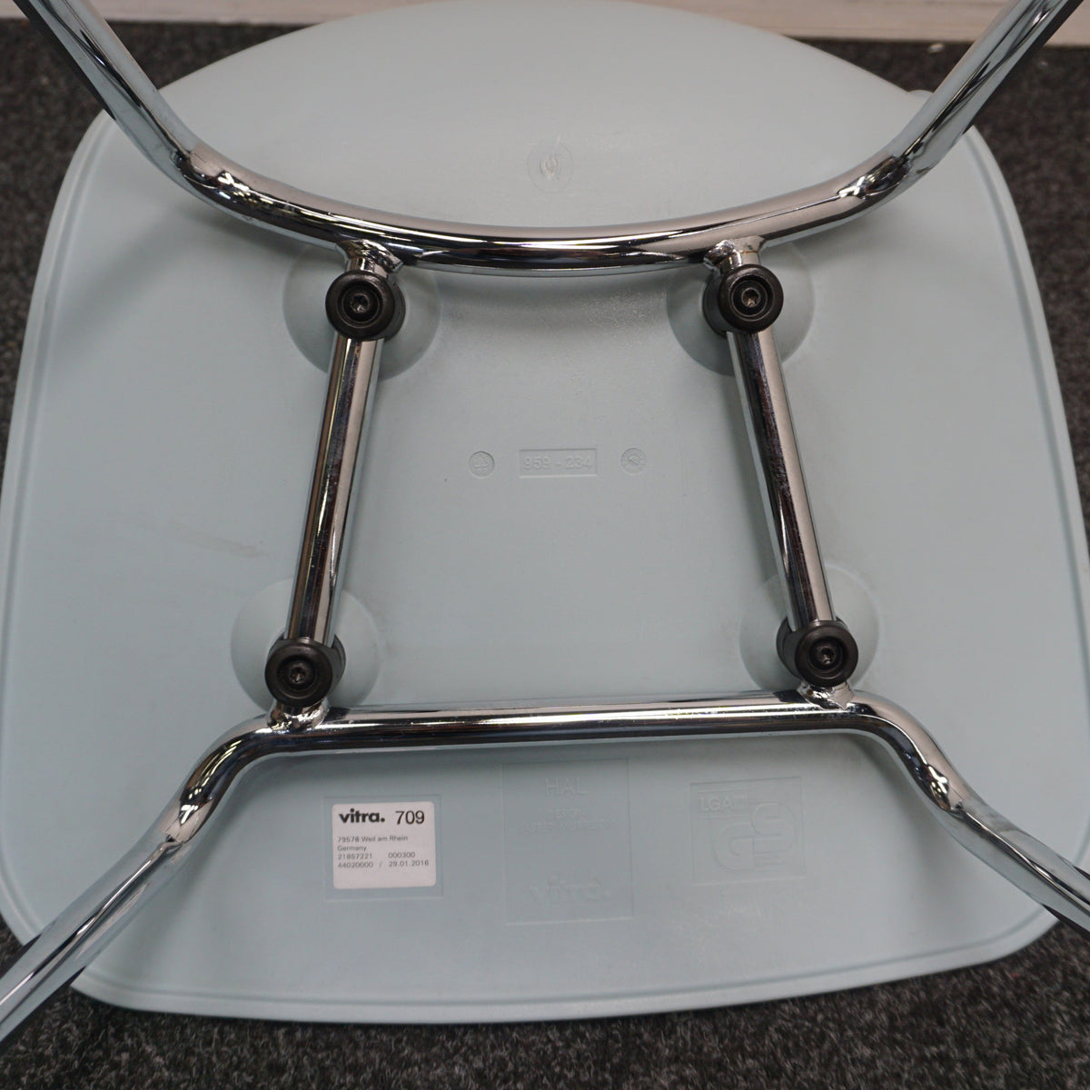 Vitra Hal Tube Design Stoel | Ice Grey