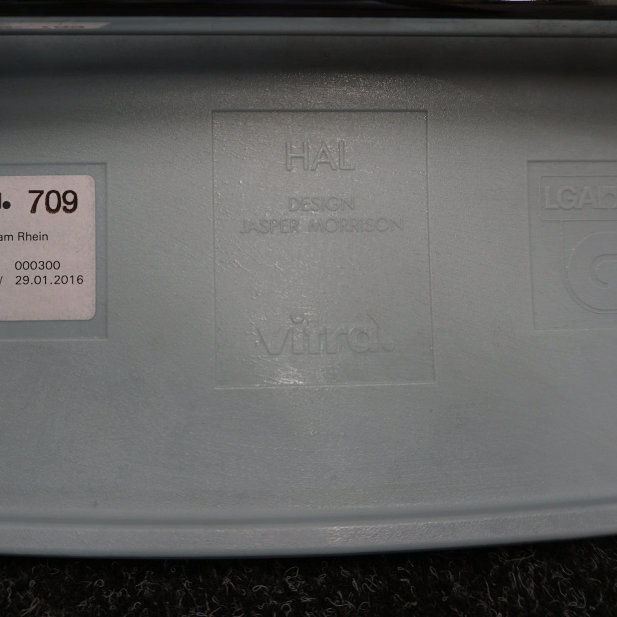 Vitra Hal Tube Design Stoel | Ice Grey