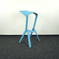 Plank Miura Design Barkruk | Blauw | Zithoogte 78 cm