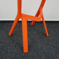 Plank Miura Design Barkruk | Oranje | Zithoogte 78 cm
