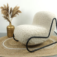 Norr11 Boho Design Fauteuil | Lounge Stoel | Crème