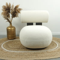 Norr11 Hippo Lounge Chair Design Fauteuil | Lounge Stoel | Crème