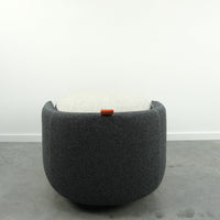 Haworth Openest Chick Poef | Fauteuil | Grijs gemêleerd