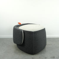 Haworth Openest Chick Poef | Fauteuil | Grijs gemêleerd