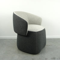 Haworth Openest Chick Poef | Fauteuil | Grijs gemêleerd