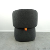 Haworth Openest Chick Poef | Fauteuil | Grijs gemêleerd