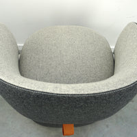 Haworth Openest Chick Poef | Fauteuil | Grijs gemêleerd