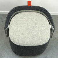 Haworth Openest Chick Poef | Fauteuil | Grijs gemêleerd