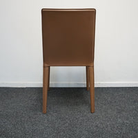 Arper Norma Design Stoel | Leer | Beige