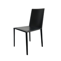 Arper Norma Design Stoel | Leer | Zwart