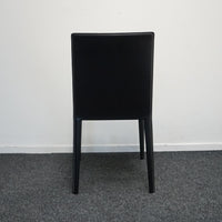 Arper Norma Design Stoel | Leer | Zwart