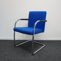 Vitra Visasoft Design Stoel | Vergaderstoel | Blauw
