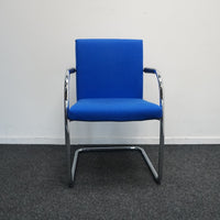 Vitra Visasoft Design Stoel | Vergaderstoel | Blauw