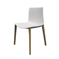 Arper Catifa 46 Design Stoel | Wit | Hout