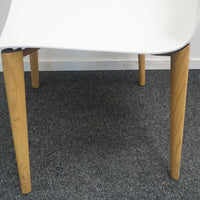 Arper Catifa 46 Design Stoel | Wit | Hout