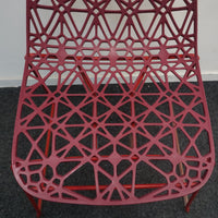 Crassevig Nett Design Stoel | Kantinestoel | Bordeaux Rood