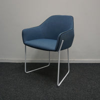 Sancal Nido Design Stoel | Blauw / Wit