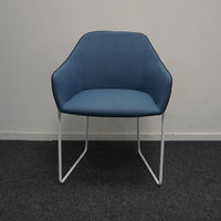 Sancal Nido Design Stoel | Blauw / Wit