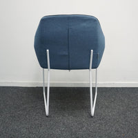 Sancal Nido Design Stoel | Blauw / Wit