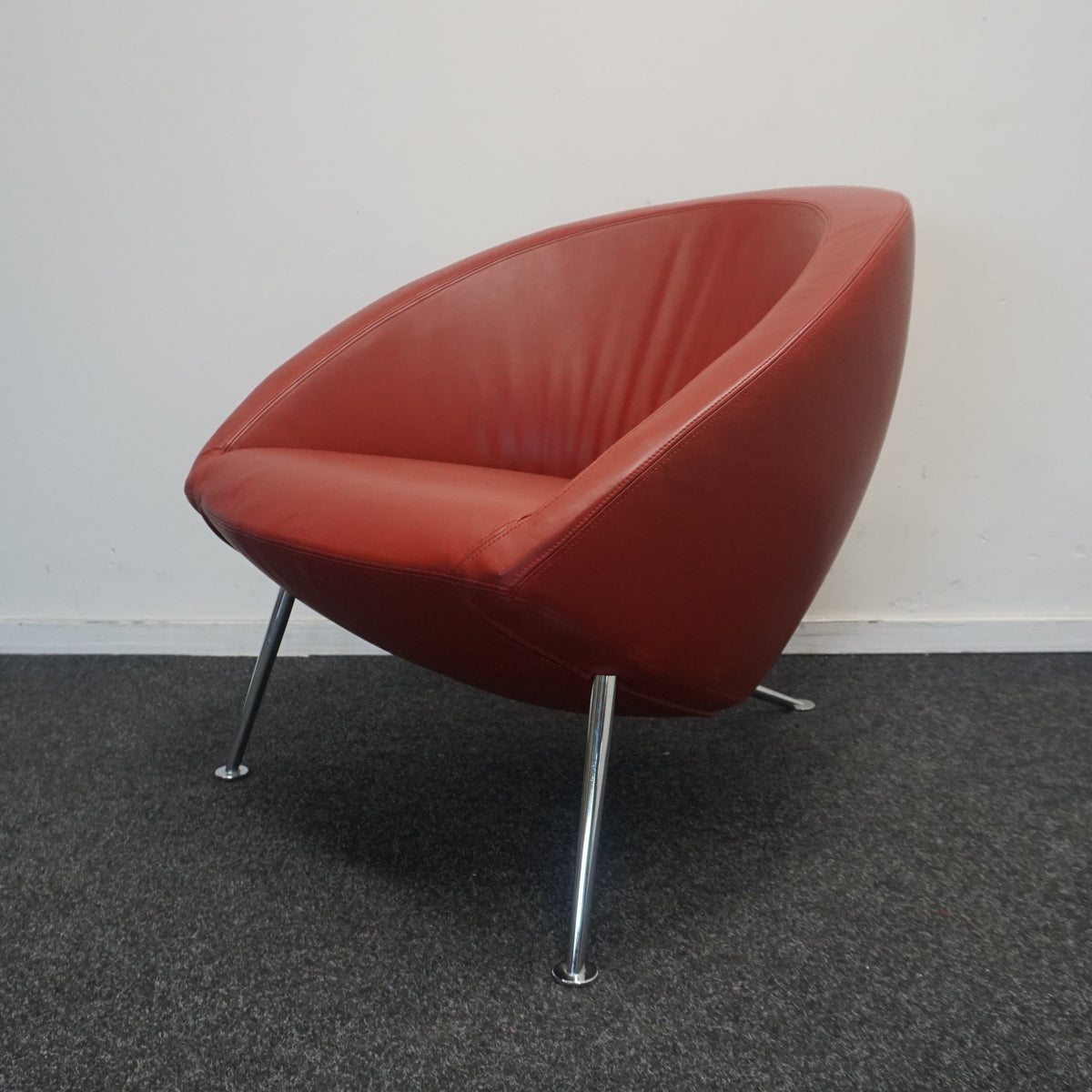 Artifort Hanna Design Fauteuil | Rood Leer