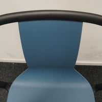 Vitra Eames Belleville Design Stoel | Blauw / Zwart