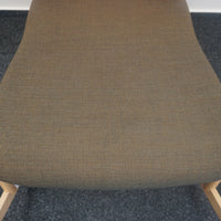 Moroso Klara Schommelstoel | Design Fauteuil | Roze / Bruin