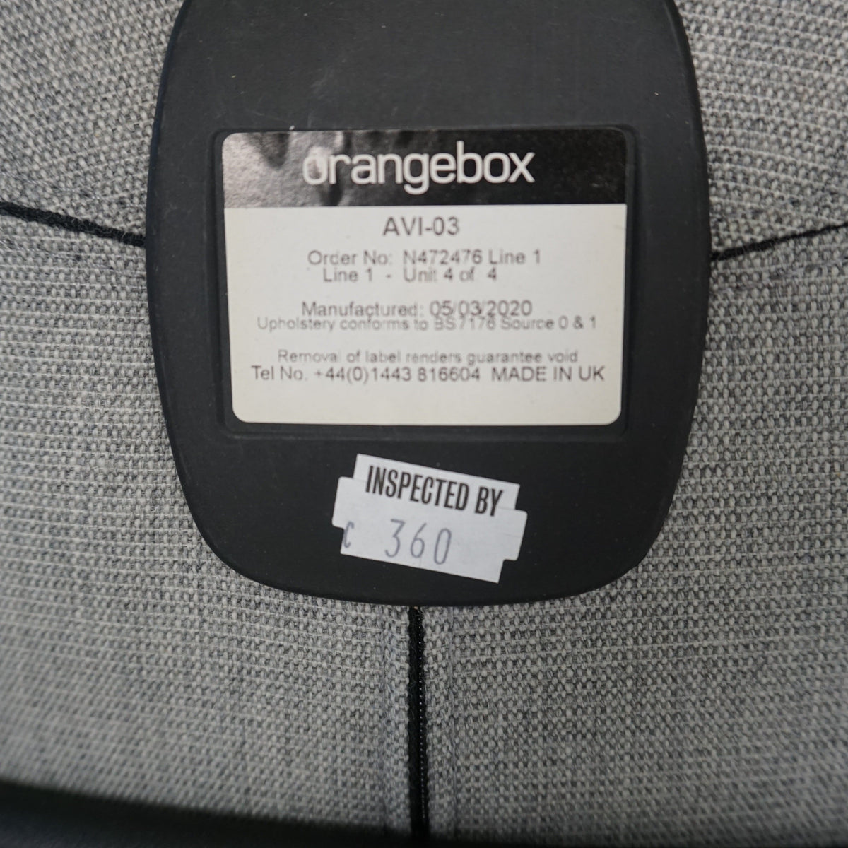 Orangebox Avi-03 Design Fauteuil | Grijs / Blauw