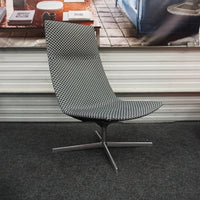 Arper Catifa 70 Design Fauteuil | Zwart / Grijs