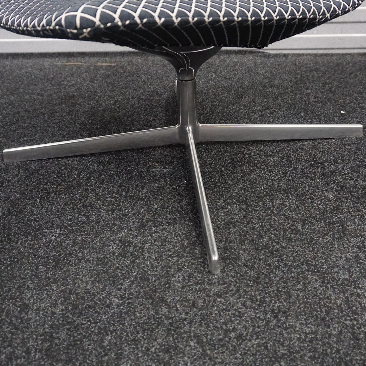 Arper Catifa 70 Design Fauteuil | Zwart / Grijs