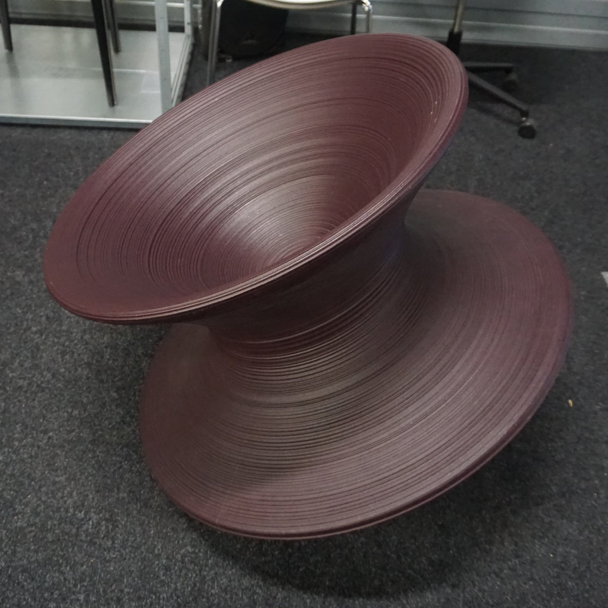 Magis Spun Design Fauteuil | Donkerbruin
