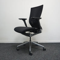 Sidiz T50 Bureaustoel | Zwart | Netweave | Lendensteun