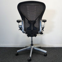 Herman Miller Aeron Type B Bureaustoel | Ergonomisch | Grafiet / Chroom