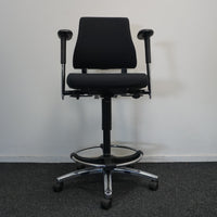 BMA Axia Baliestoel | Zwart | Nieuwe Stof | 4D-Pads