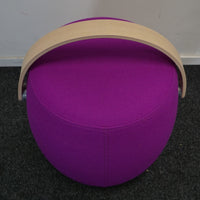Offecct Carry On Kruk | Poef | Hocker | Paars | Draagbaar