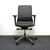 Gispen Zinn Bureaustoel | Ergonomisch | Donkergrijs / Chroom