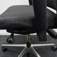 Gispen Zinn Bureaustoel | Ergonomisch | Donkergrijs / Chroom