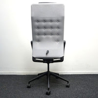 Vitra ID Trim L Bureaustoel | Lichtgrijs / Zwart