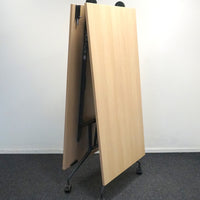 Mara Klaptafel Verrijdbaar | 320 x 80 cm | Midden eiken blad