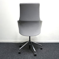Coalesse Massaud Mid Back Vergaderstoel | Lichtgrijs