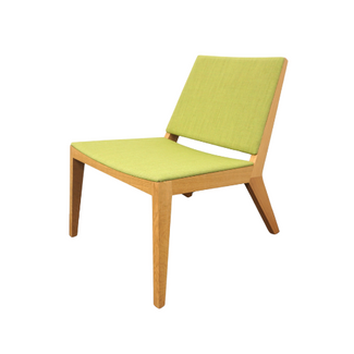 DeVorm Wood Me Design Fauteuil | Lounge Fauteuil | Groen
