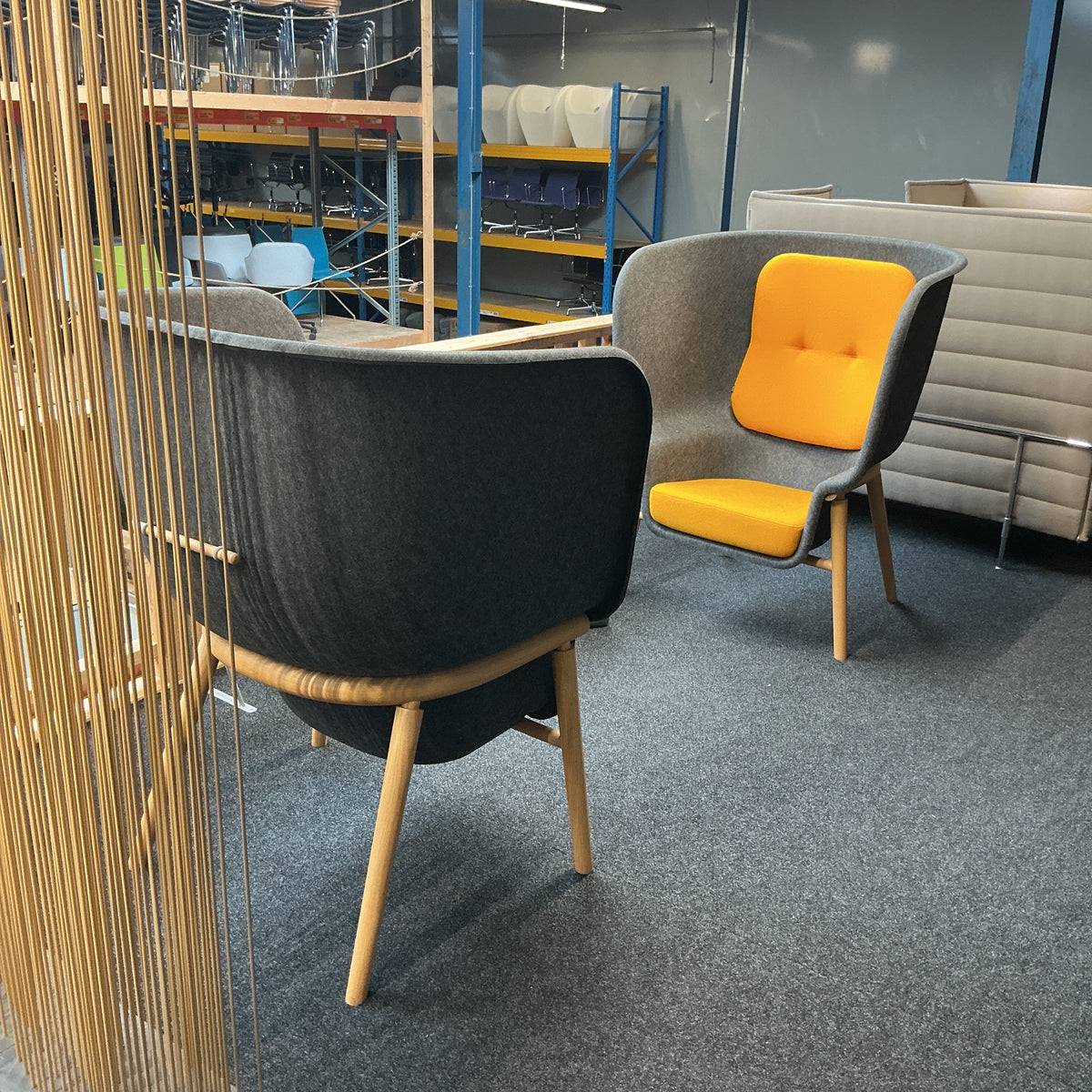De Vorm Fauteuil | Akoestisch | Oranje / Antraciet