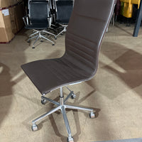 ICF vergaderstoelen | bruin | leer