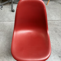 Vitra DSX Design Stoel | Donkerrood | Chroom