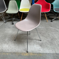 Vitra DSX Design Stoel | Taupe | Chroom