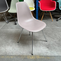 Vitra DSX Design Stoel | Taupe | Chroom