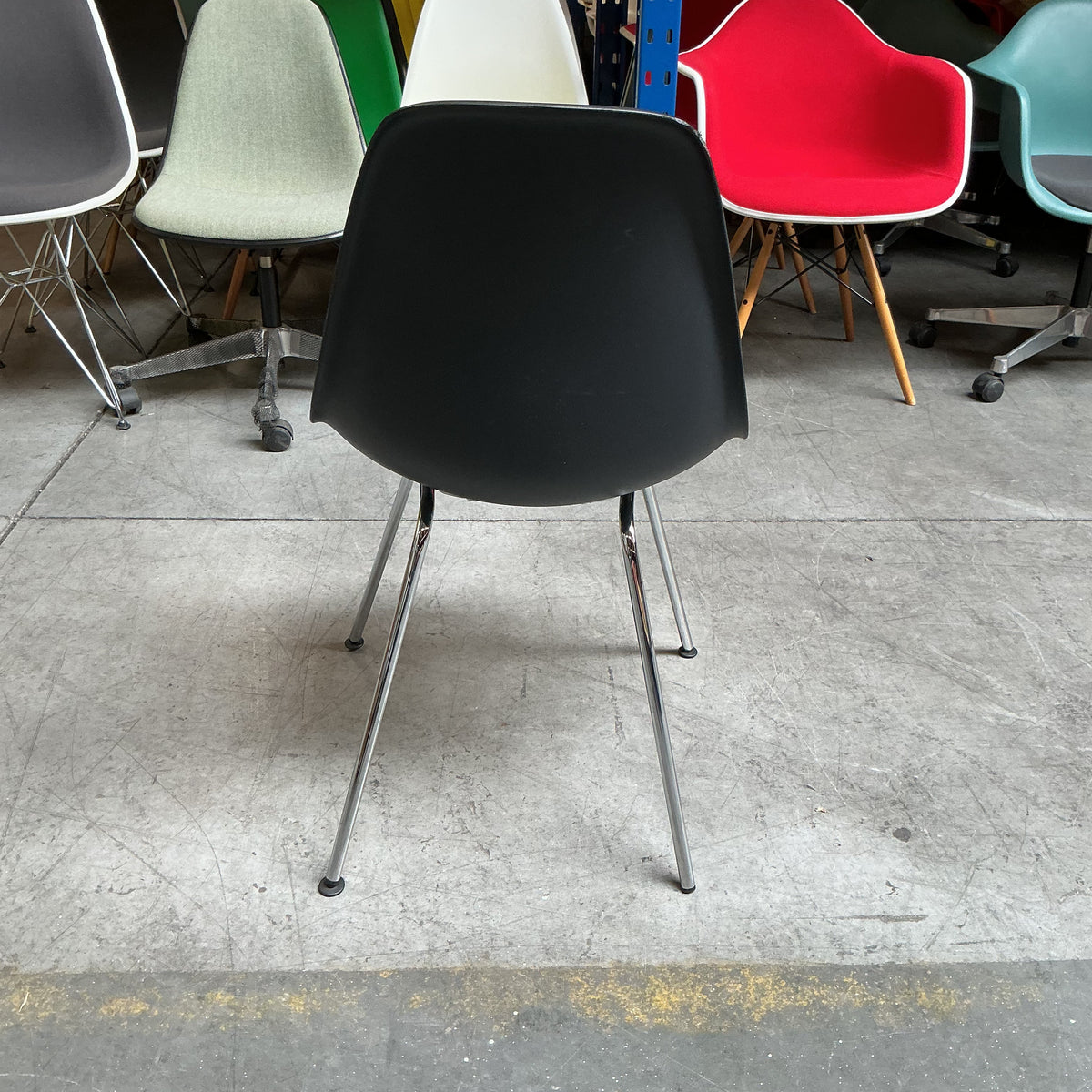 Vitra DSX Design Stoel | Zwart | Chroom