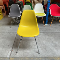 Vitra DSX Design Stoel | Mosterd Geel | Chroom